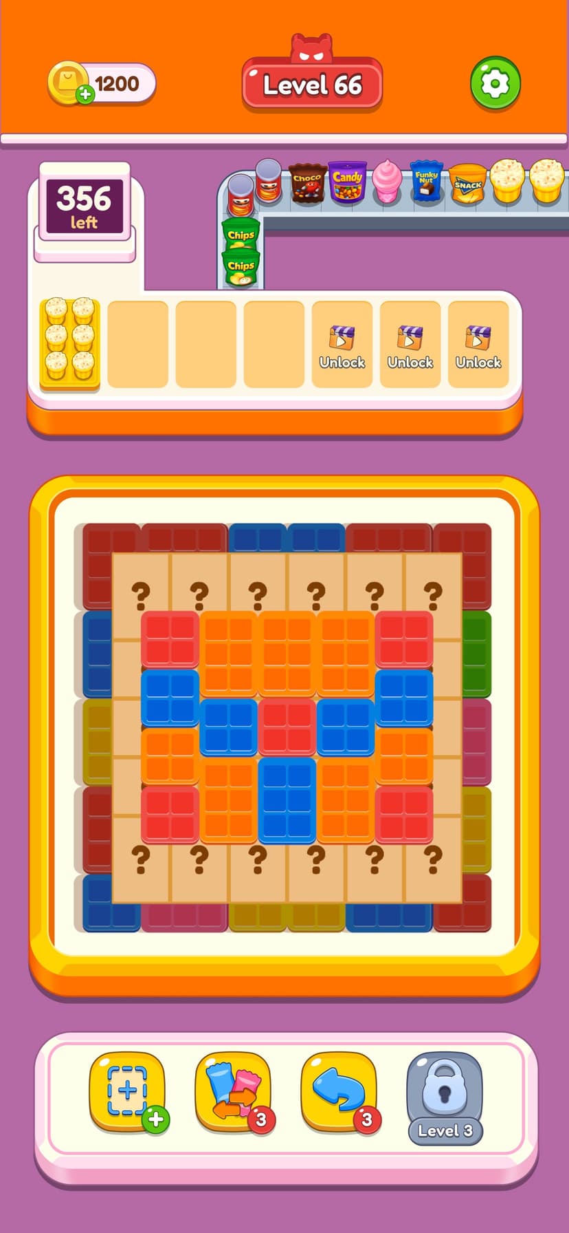 Snack Match: Color Supermarket screenshot 3 - screenshot