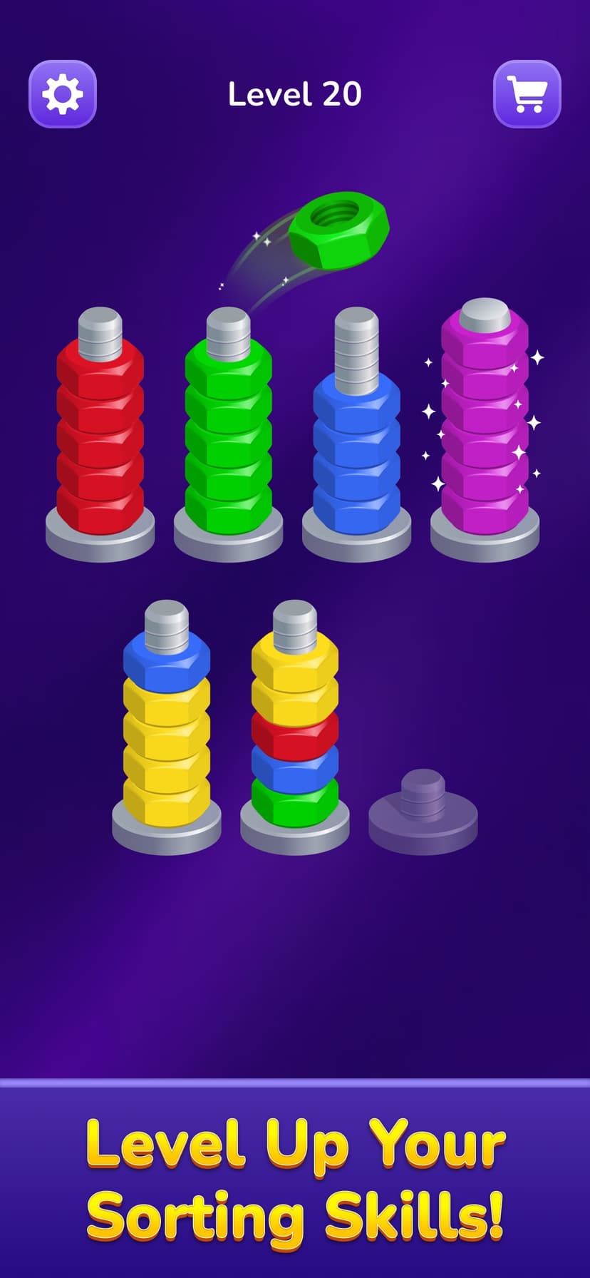 Nut Blast - Nut Sort screenshot 1 - screenshot