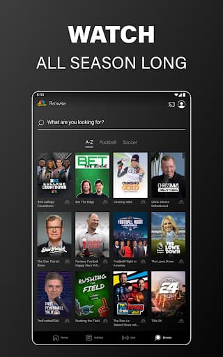 NBC Sports screenshot 8 - screenshot