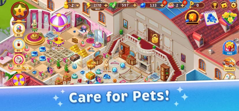 Travel Merge Family Game screenshot 3 - screenshot