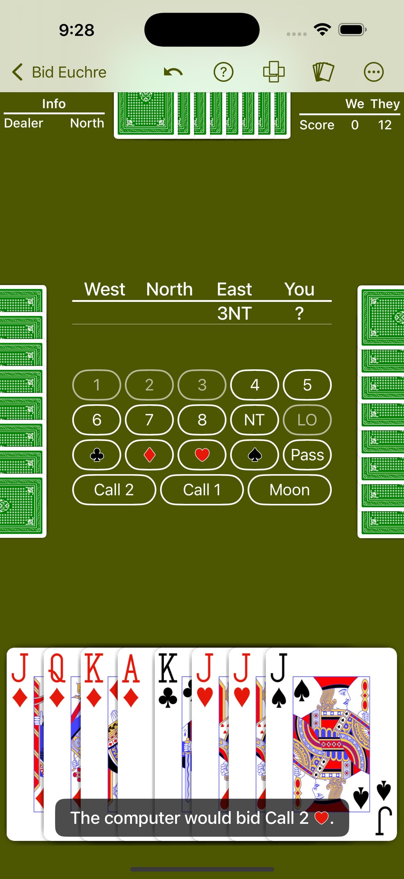 Bid Euchre - Expert AI screenshot 6 - screenshot