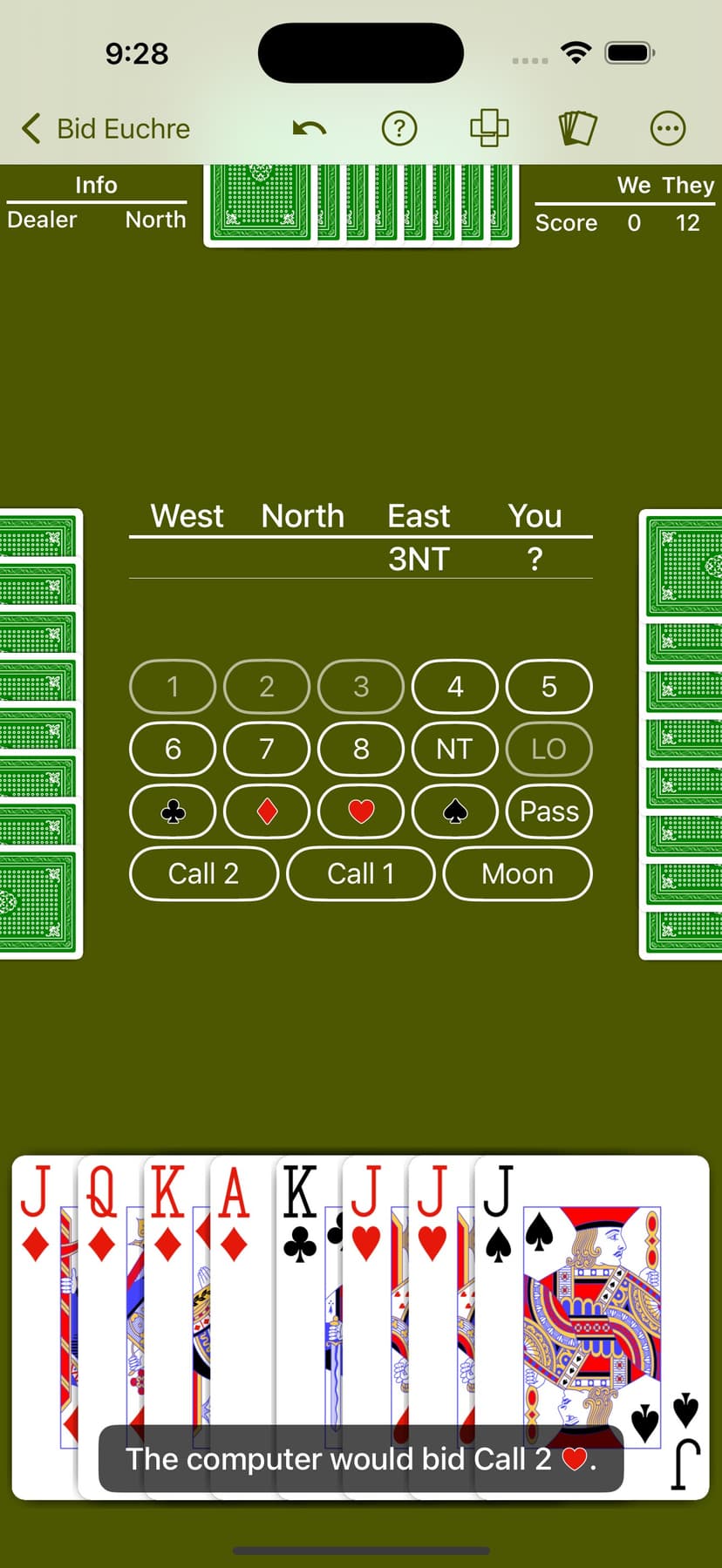 Bid Euchre - Expert AI screenshot 6 - screenshot