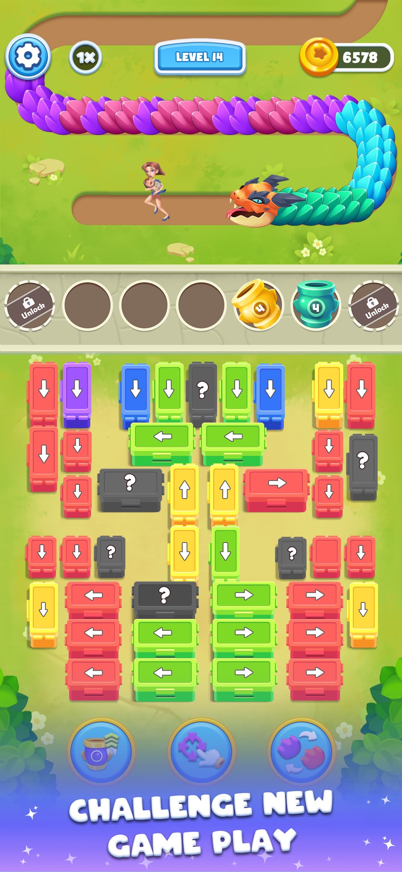 Snake Out Color Puzzle screenshot 4 - screenshot