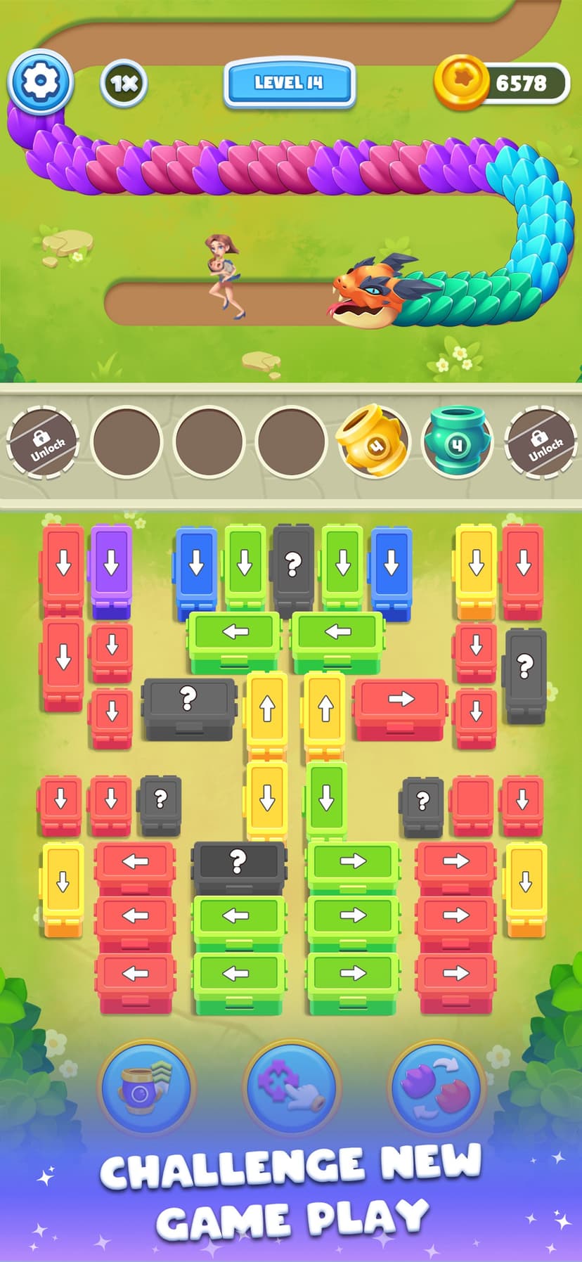 Snake Out Color Puzzle screenshot 4 - screenshot