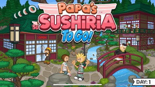 Papa's Sushiria To Go! screenshot 1 - screenshot