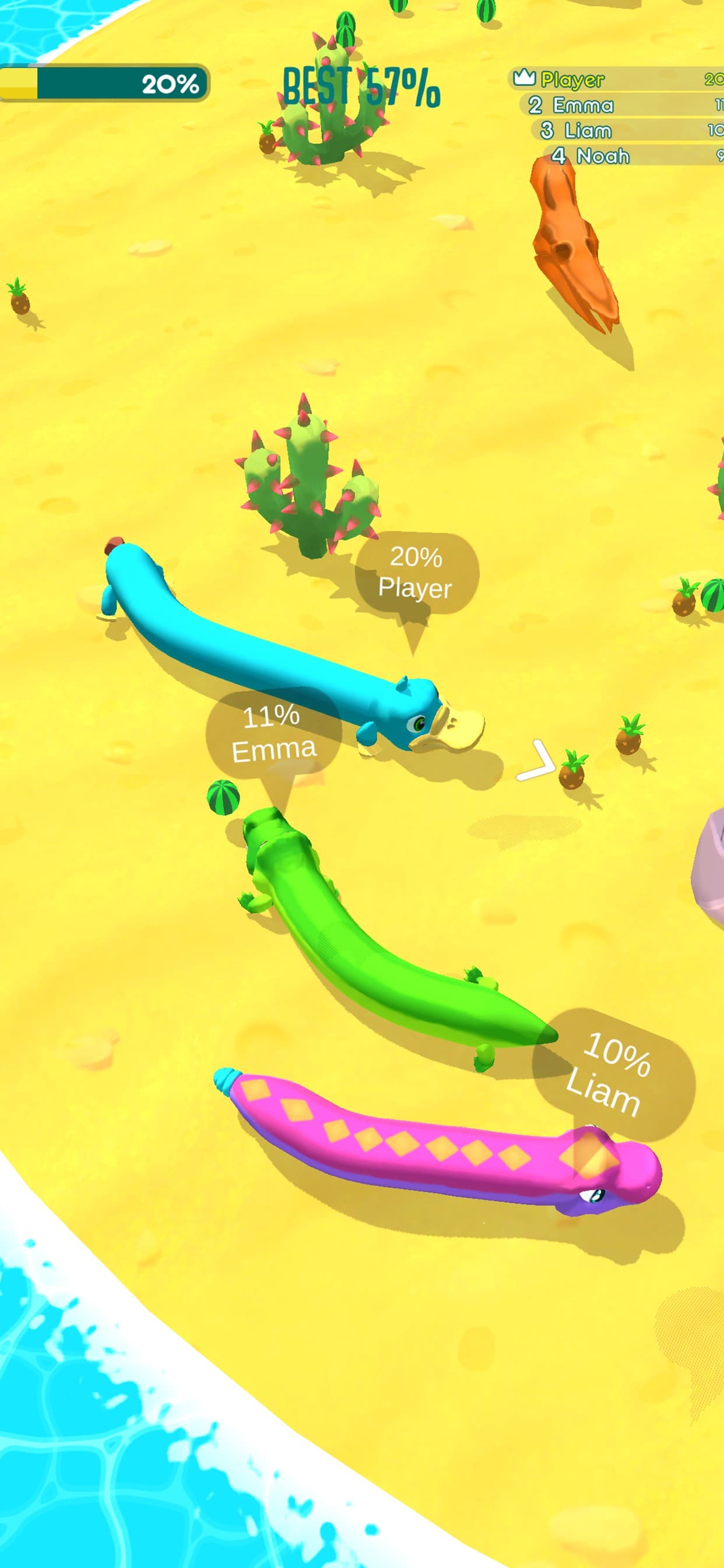 Snake Arena 3D: Battle Rivals! screenshot 1 - screenshot