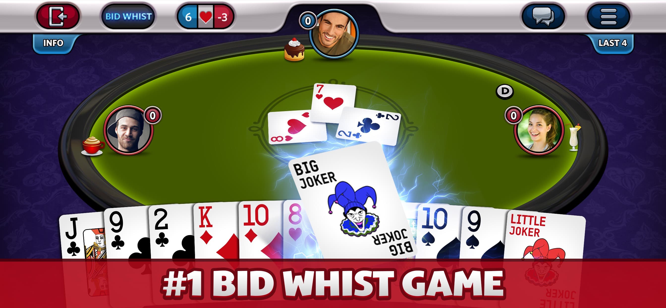Bid Whist Plus screenshot 1 - screenshot