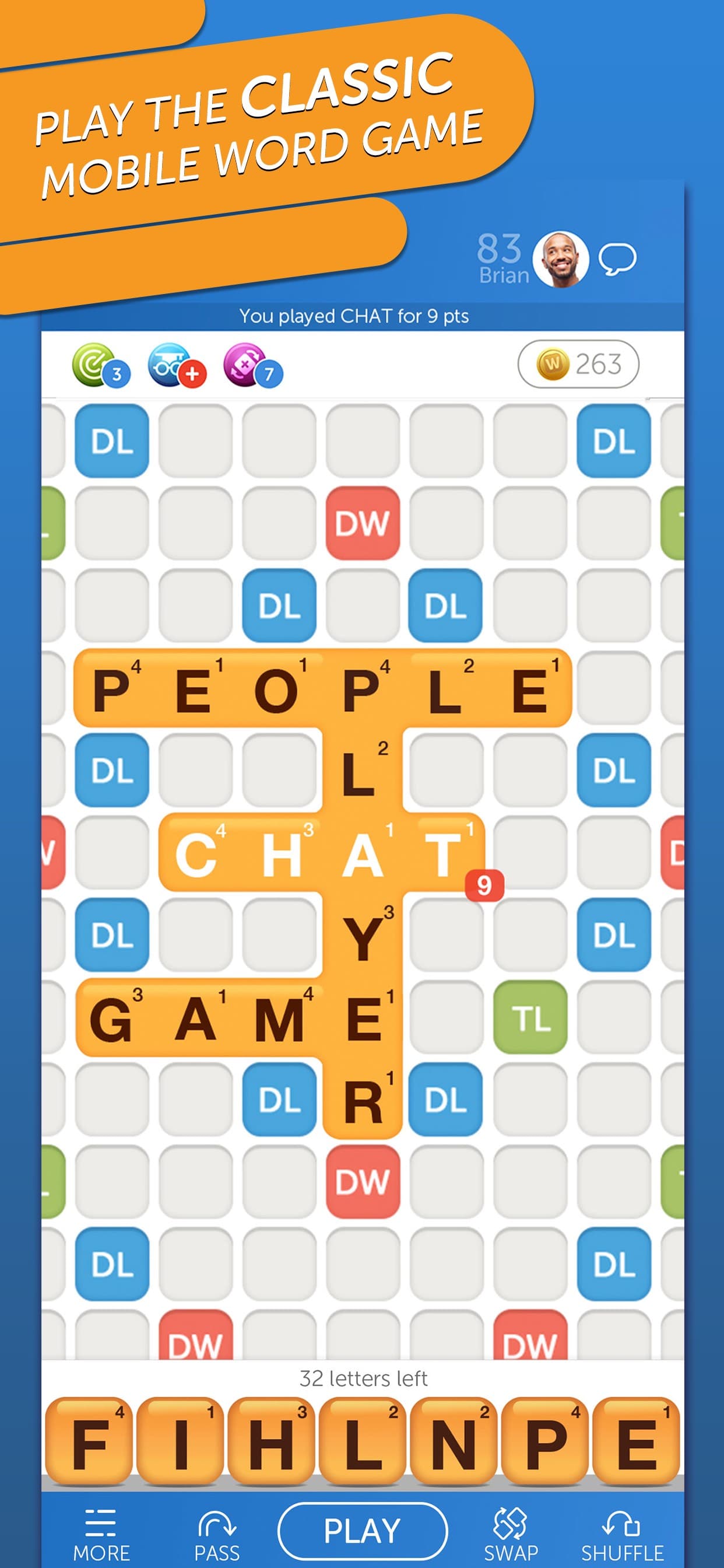 Classic Words With Friends screenshot 1 - screenshot