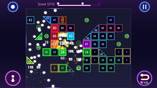 Bricks Breaker Hit - Glow Ball screenshot 1 - screenshot