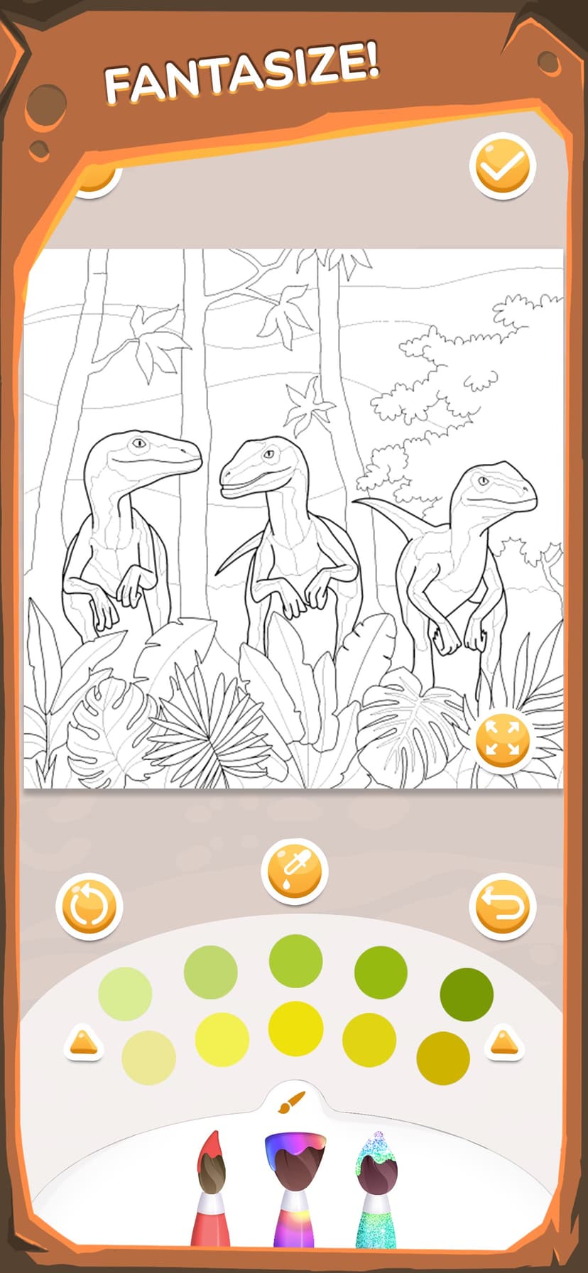 Dino Coloring Game for Kids screenshot 3 - screenshot