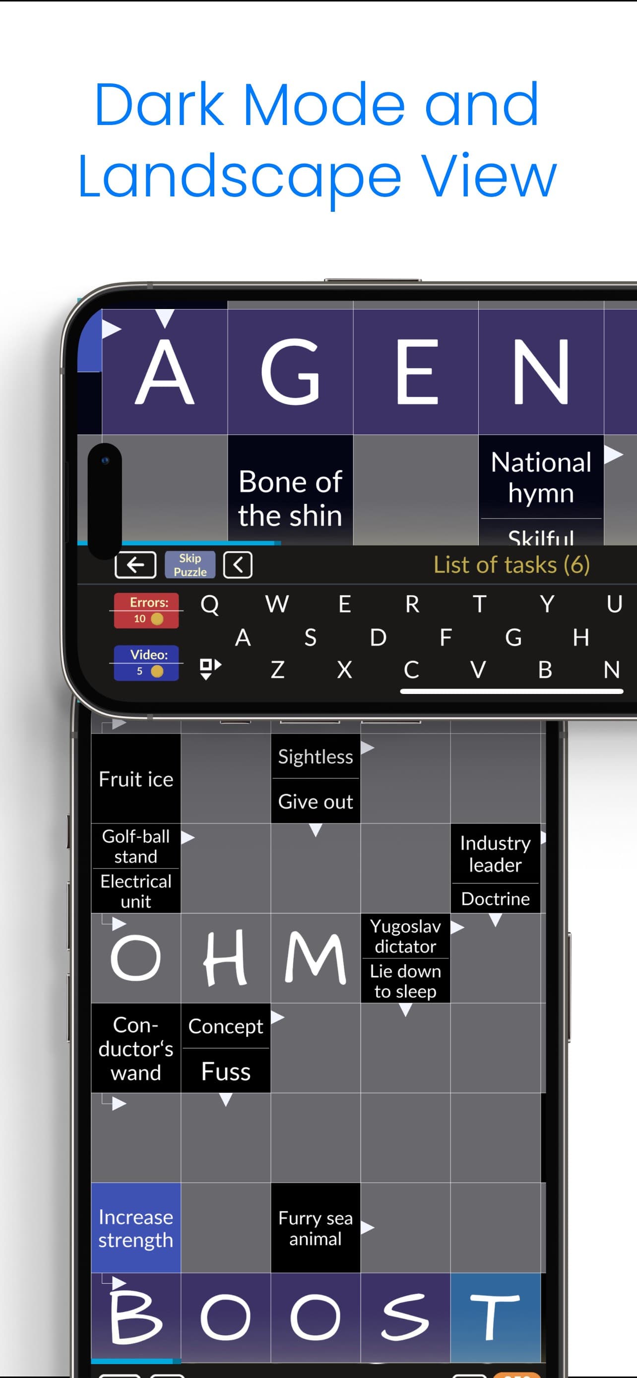 Clean Crosswords screenshot 3 - screenshot