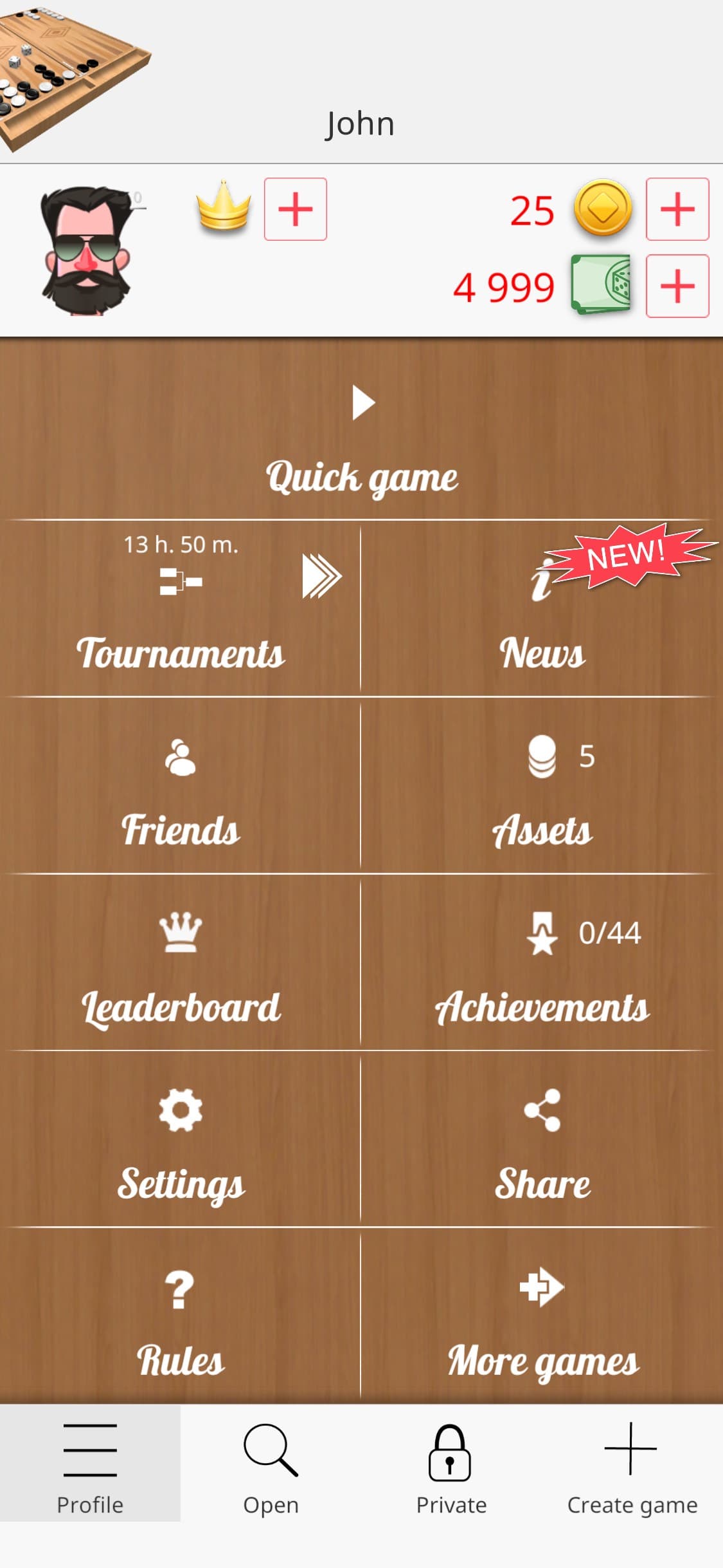 Backgammon Narde Online screenshot 5 - screenshot