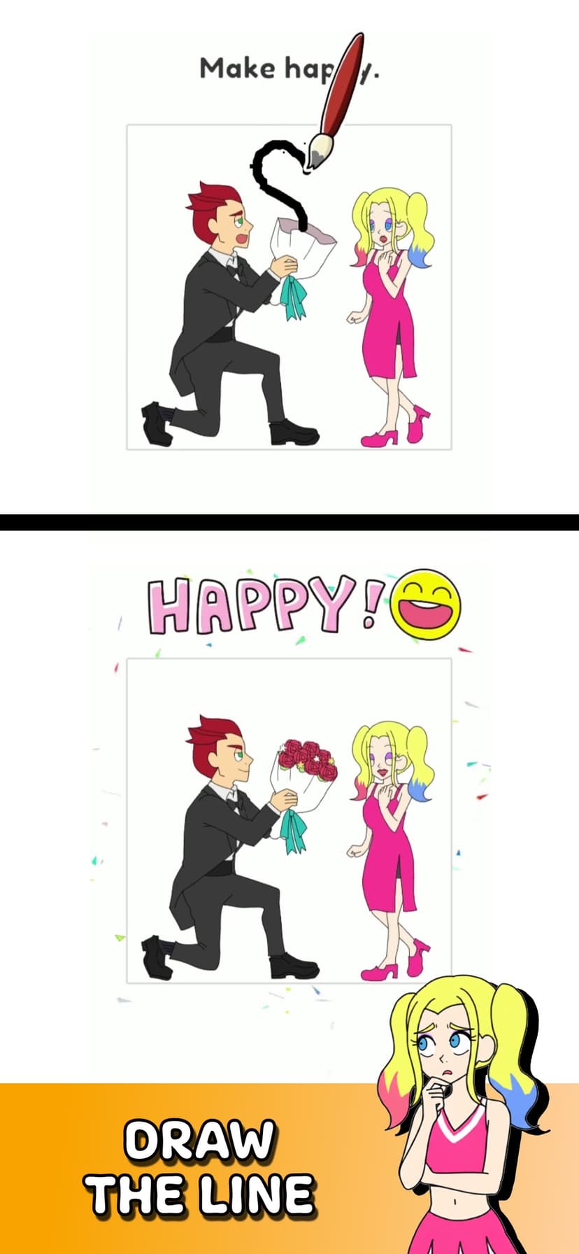 Draw Happy Queen - Smile Game screenshot 3 - screenshot