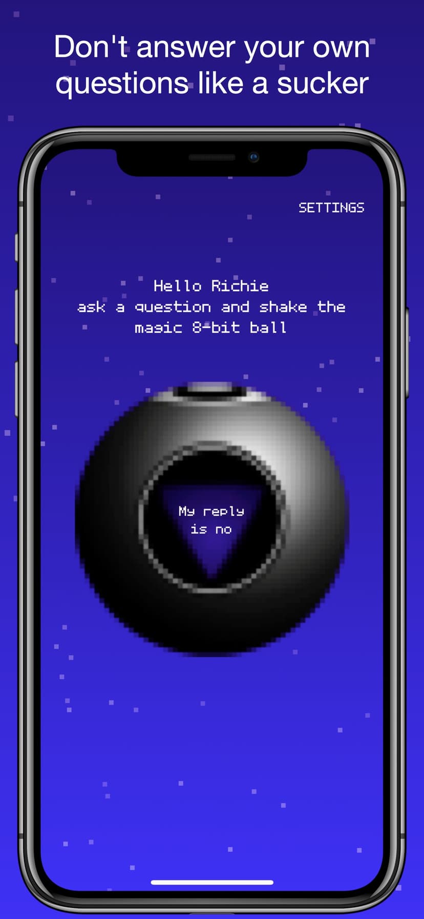 Magic 8 bit 8 ball screenshot 4 - screenshot