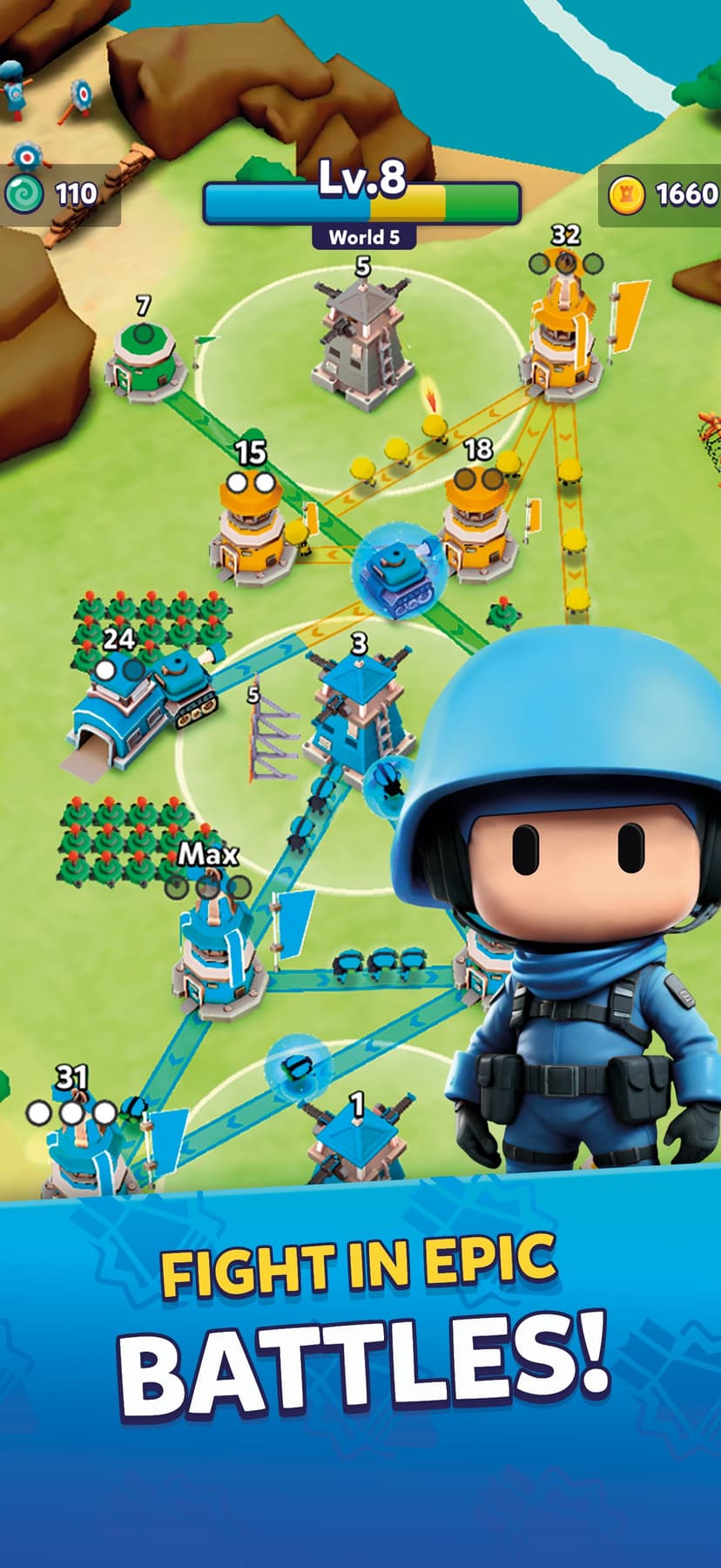 Tower Battle: Connect Towers screenshot 2 - screenshot
