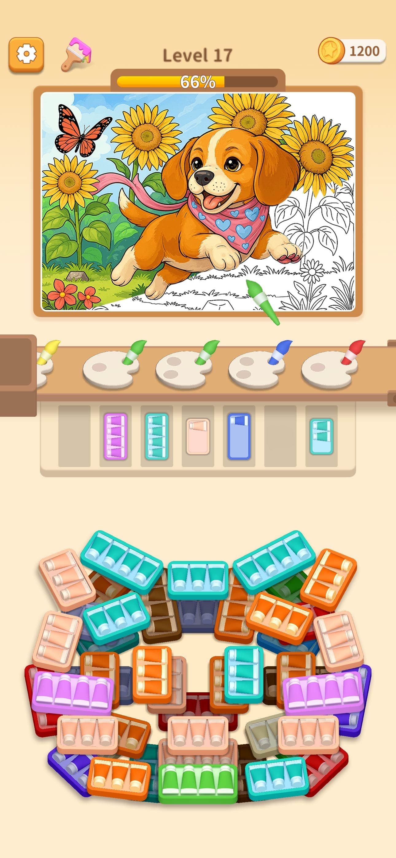 Painting Sort: Sand Puzzle Jam screenshot 7 - screenshot