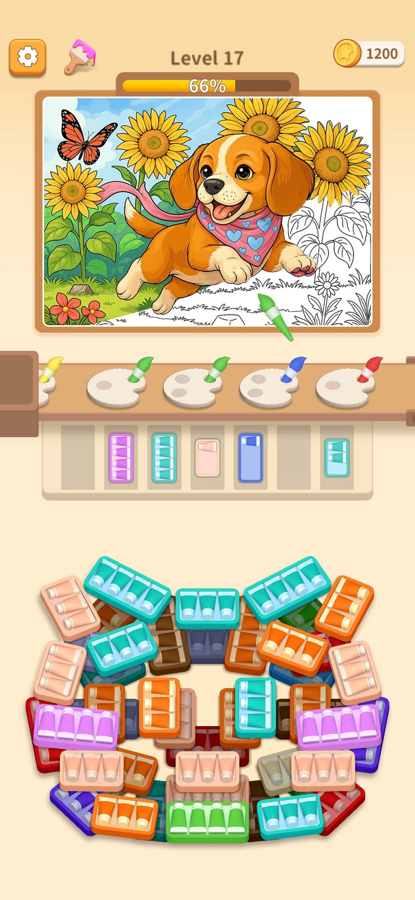 Painting Sort: Sand Puzzle Jam screenshot 7 - screenshot