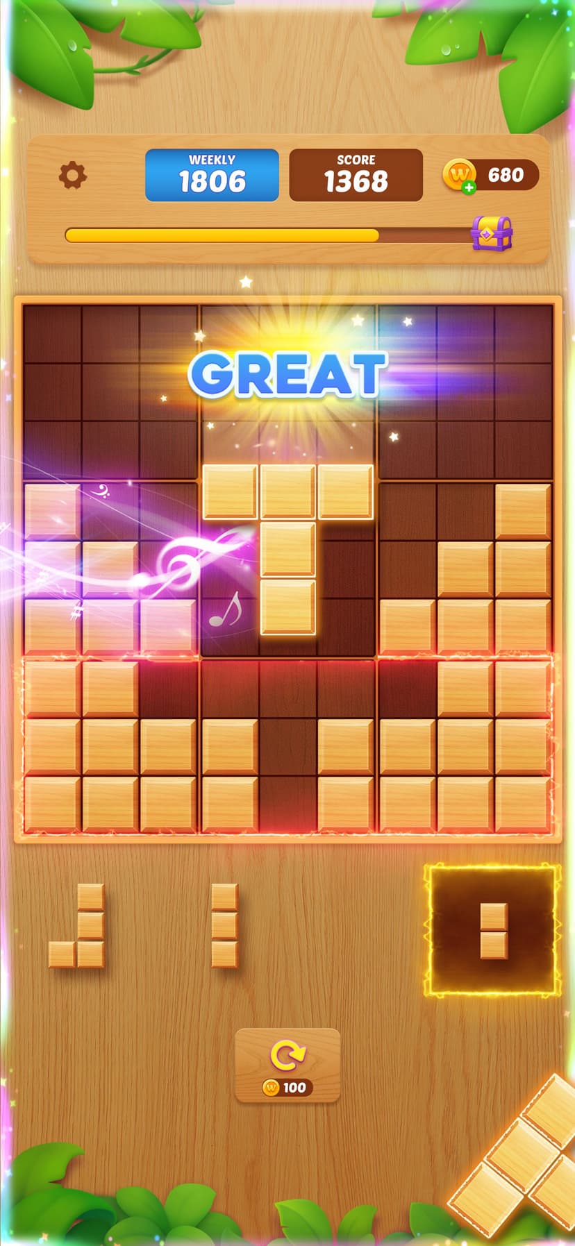 Block Crush: Wood Block Puzzle screenshot 3 - screenshot