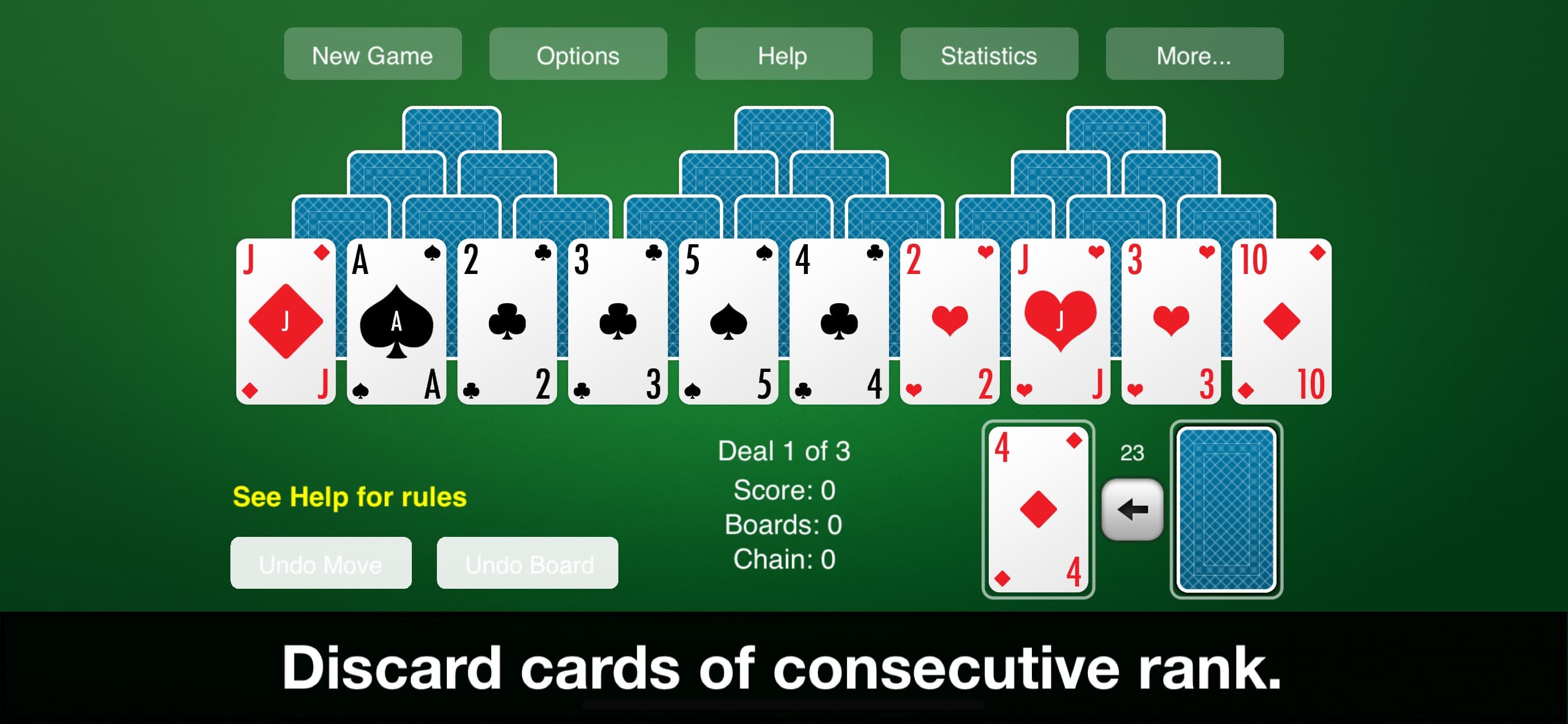 TriPeaks Solitaire—New Classic screenshot 1 - screenshot