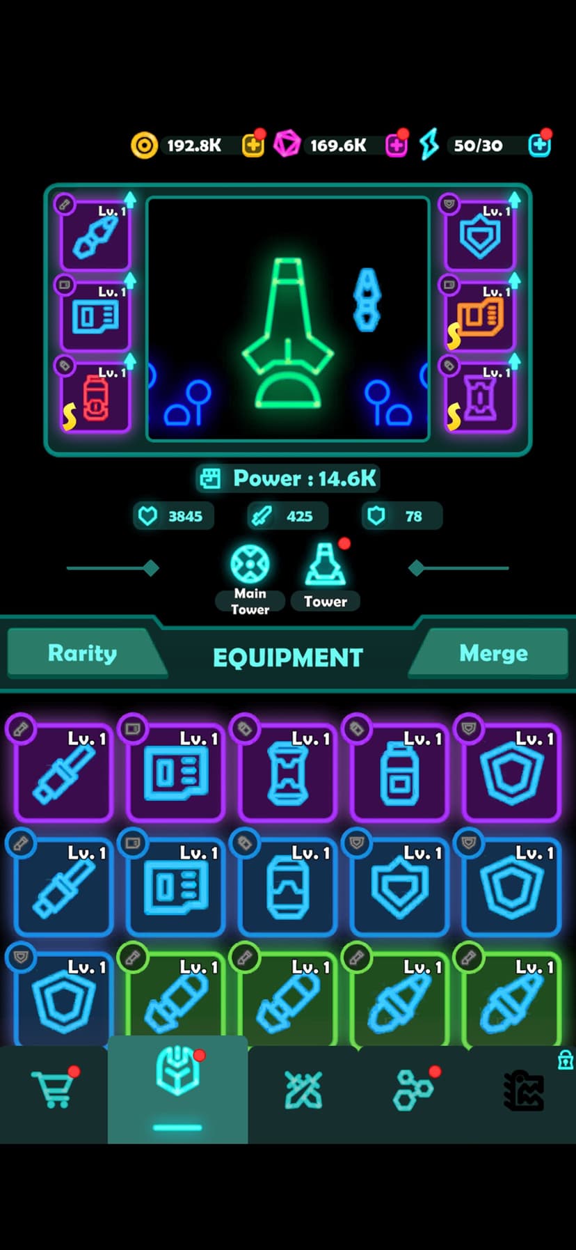 Falltopia: Epic Space Idle RPG screenshot 7 - screenshot