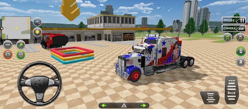 Cargo Truck Simulator Games 3D screenshot 1 - screenshot