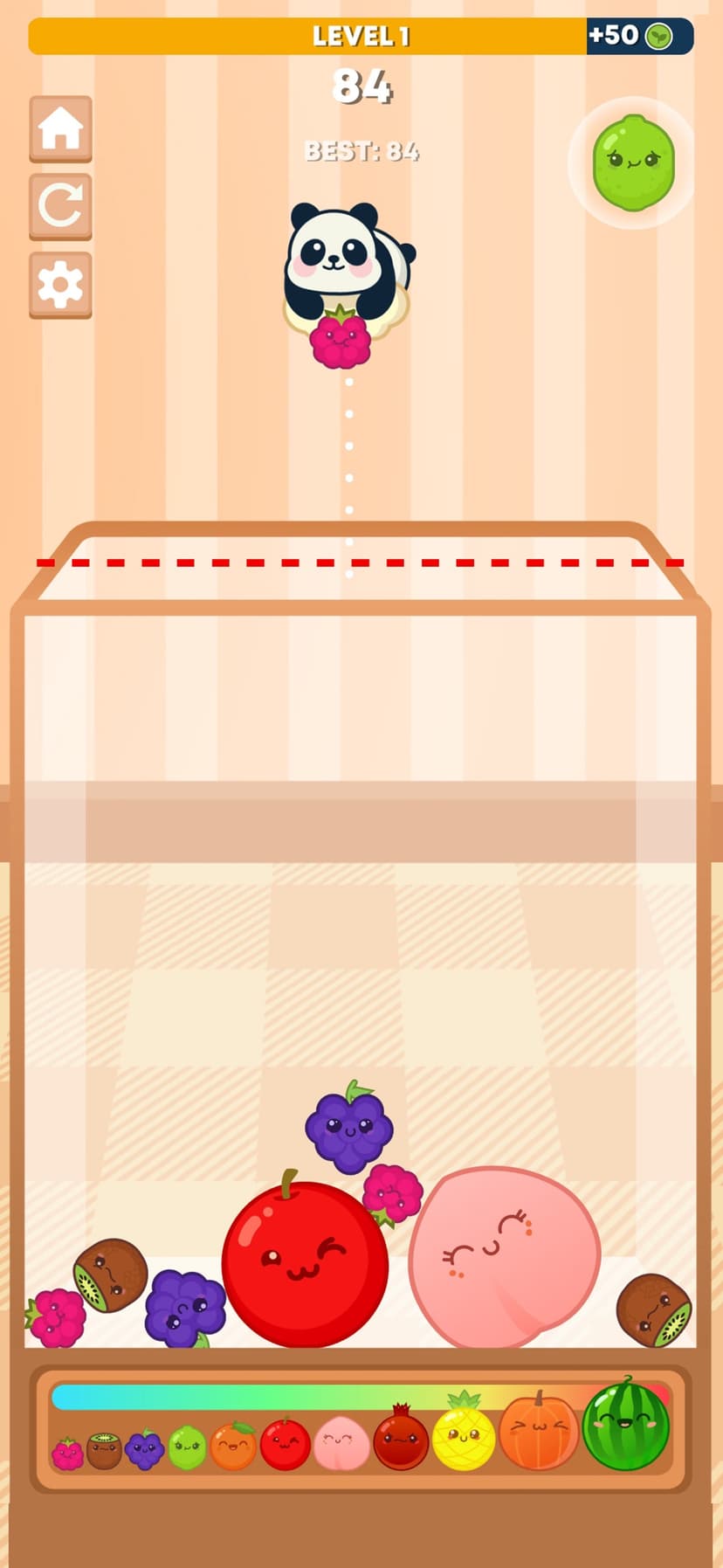 Watermelon Game: Panda Merge screenshot 1 - screenshot