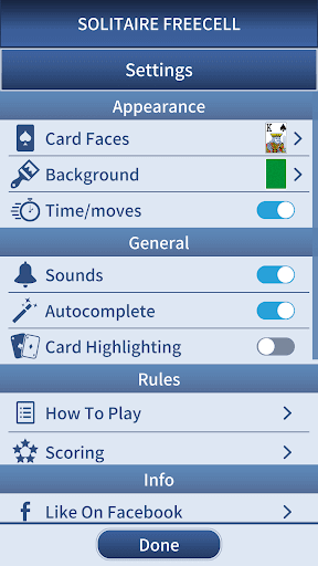 FreeCell Solitaire Classic screenshot 3 - screenshot