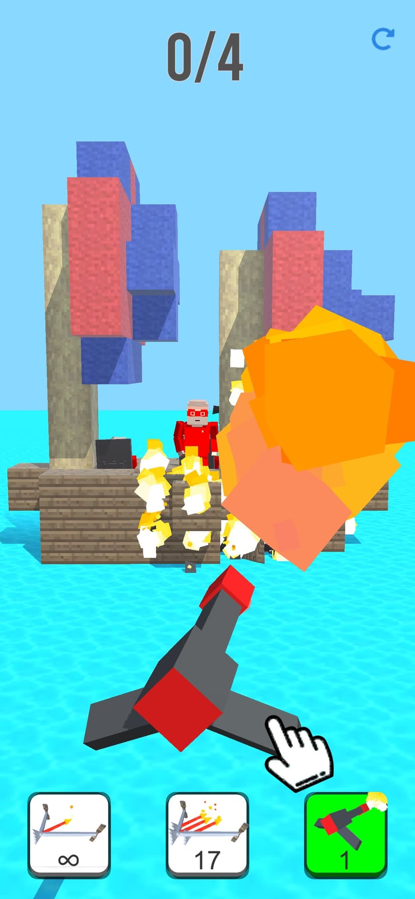 Burn it Down! 3D Pixel Game screenshot 2 - screenshot