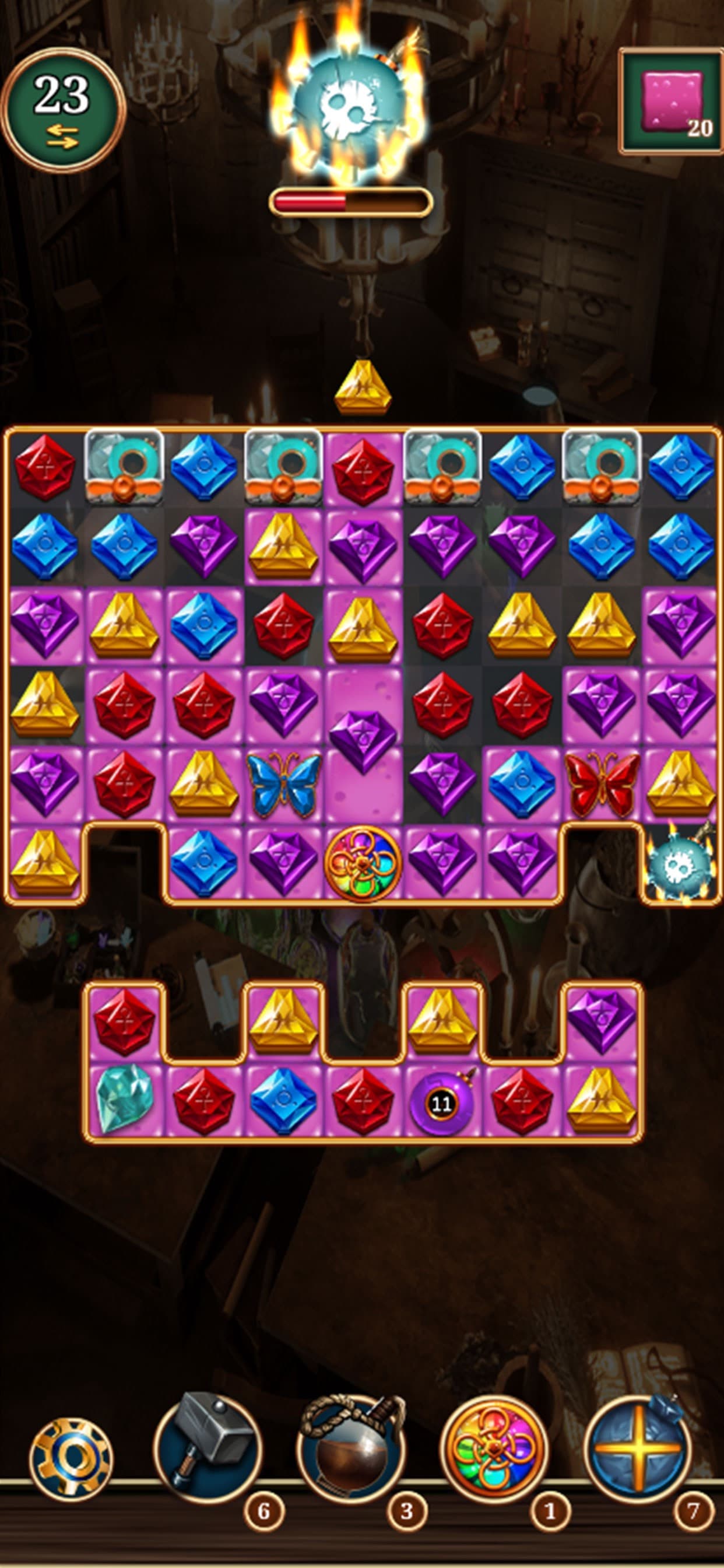 Raven Castle : Mystery Match 3 screenshot 3 - screenshot