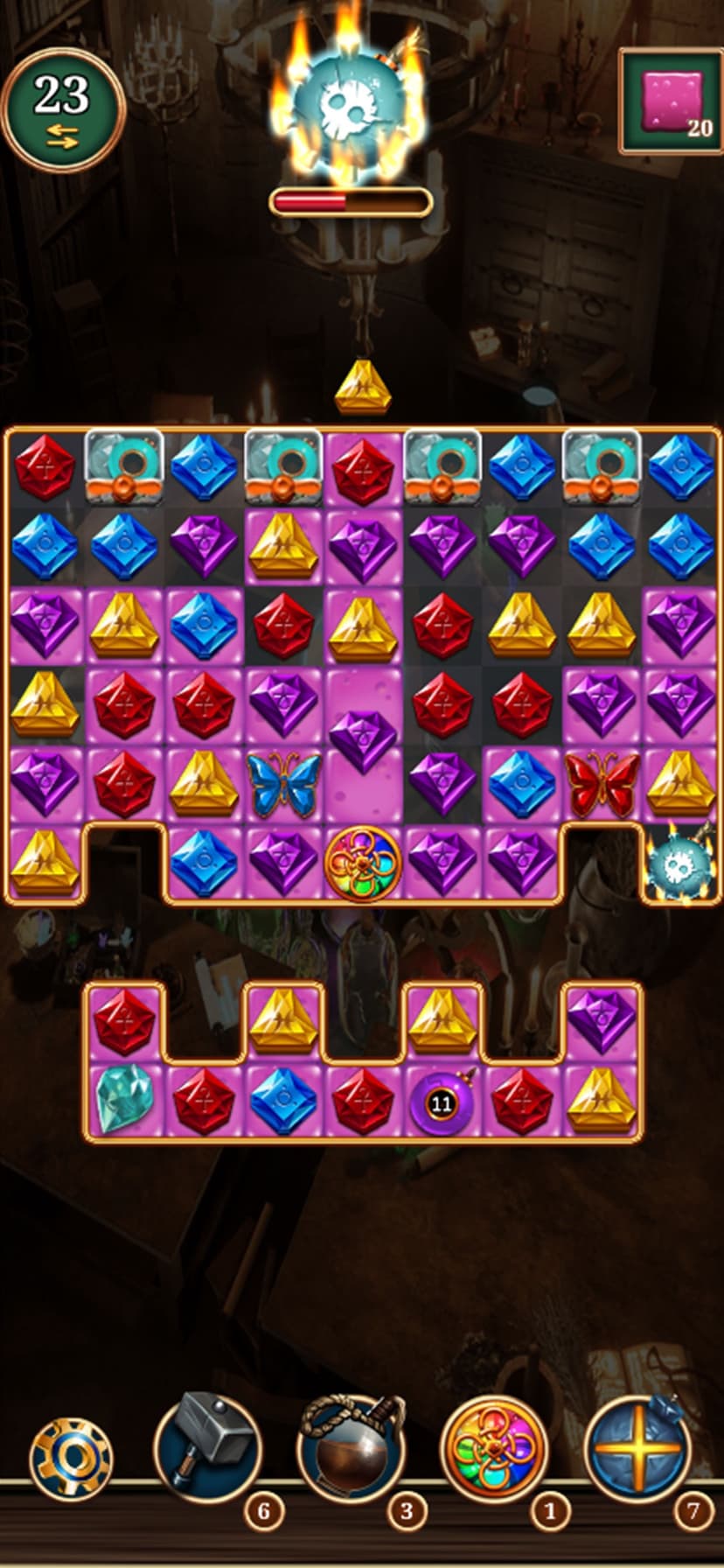 Raven Castle : Mystery Match 3 screenshot 3 - screenshot