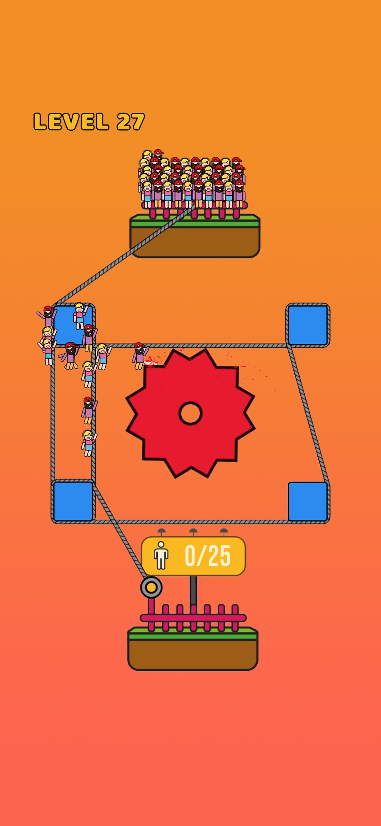 Rope Rescue! - Unique Puzzle screenshot 1 - screenshot