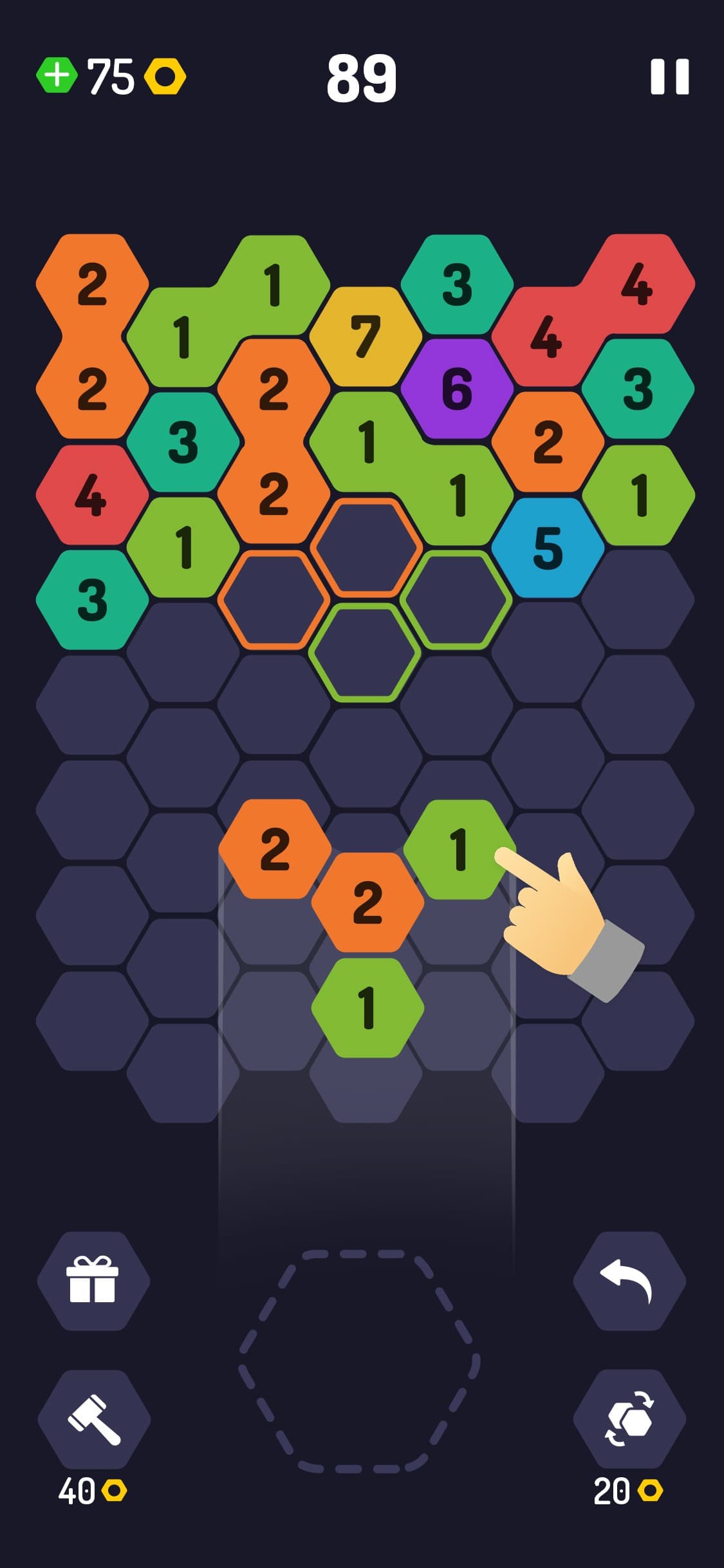 UP 9 - Hexa Puzzle! screenshot 2 - screenshot