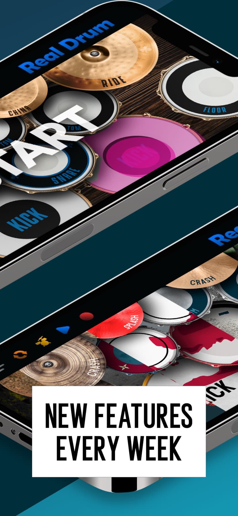 Real Drum: electronic drum set screenshot 3 - screenshot
