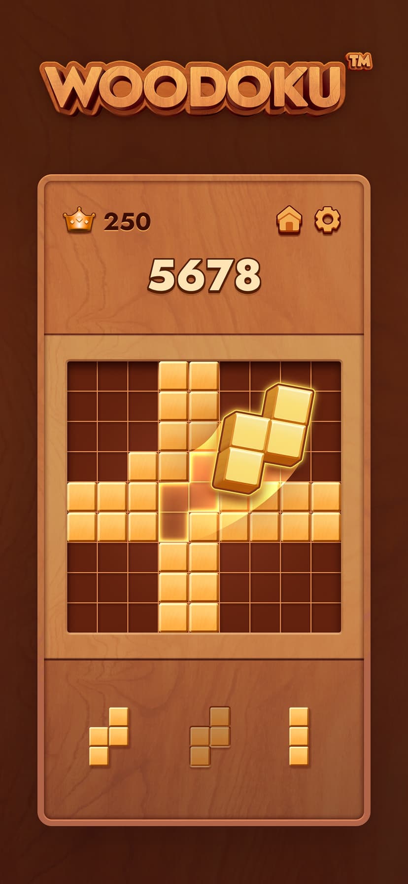 Woodoku - Wood Block Puzzles screenshot 1 - screenshot
