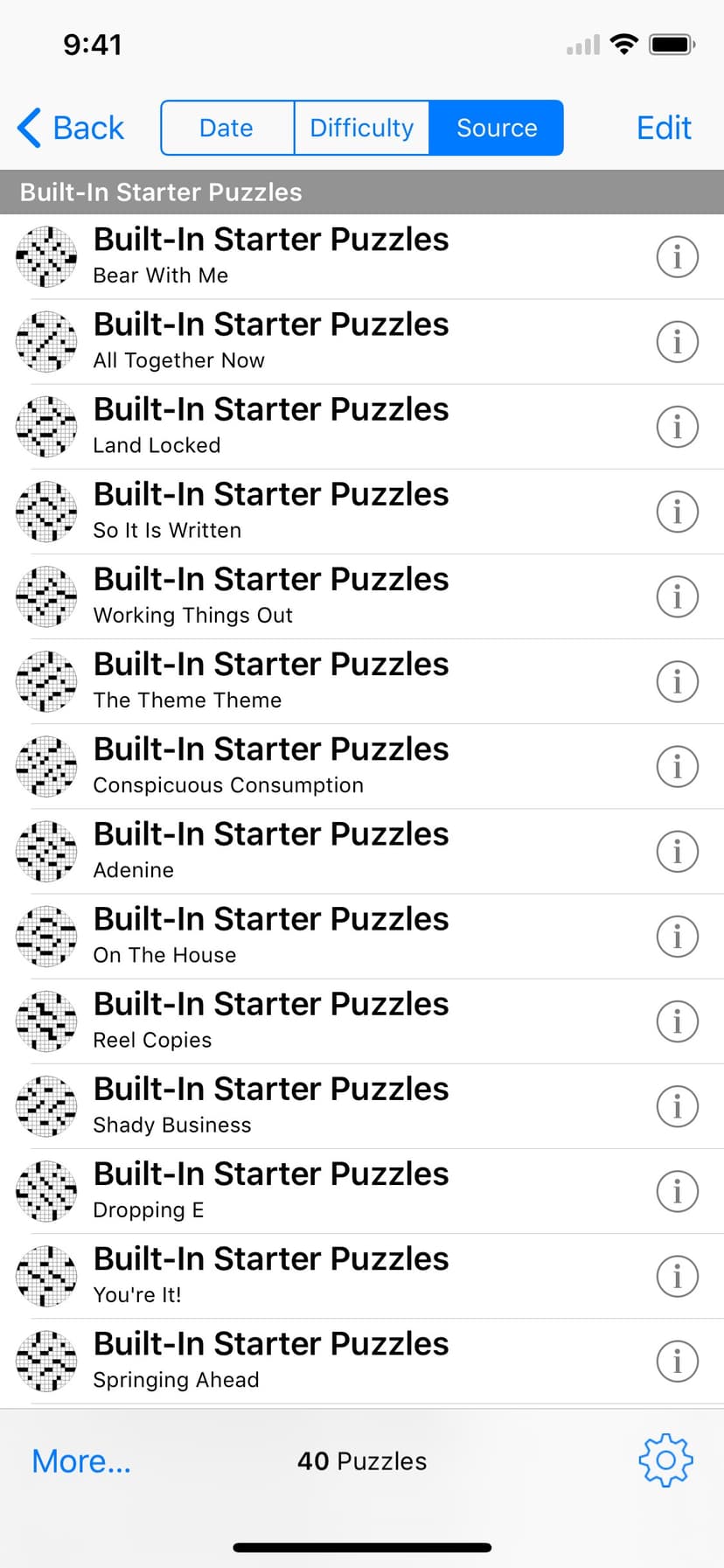 Crosswords screenshot 3 - screenshot