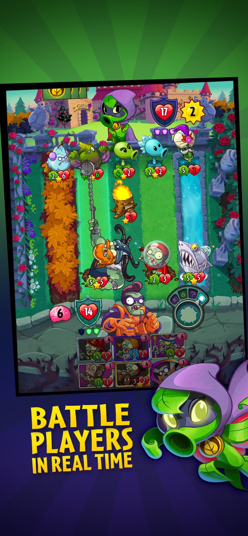Plants vs. Zombies™ Heroes screenshot 1 - screenshot