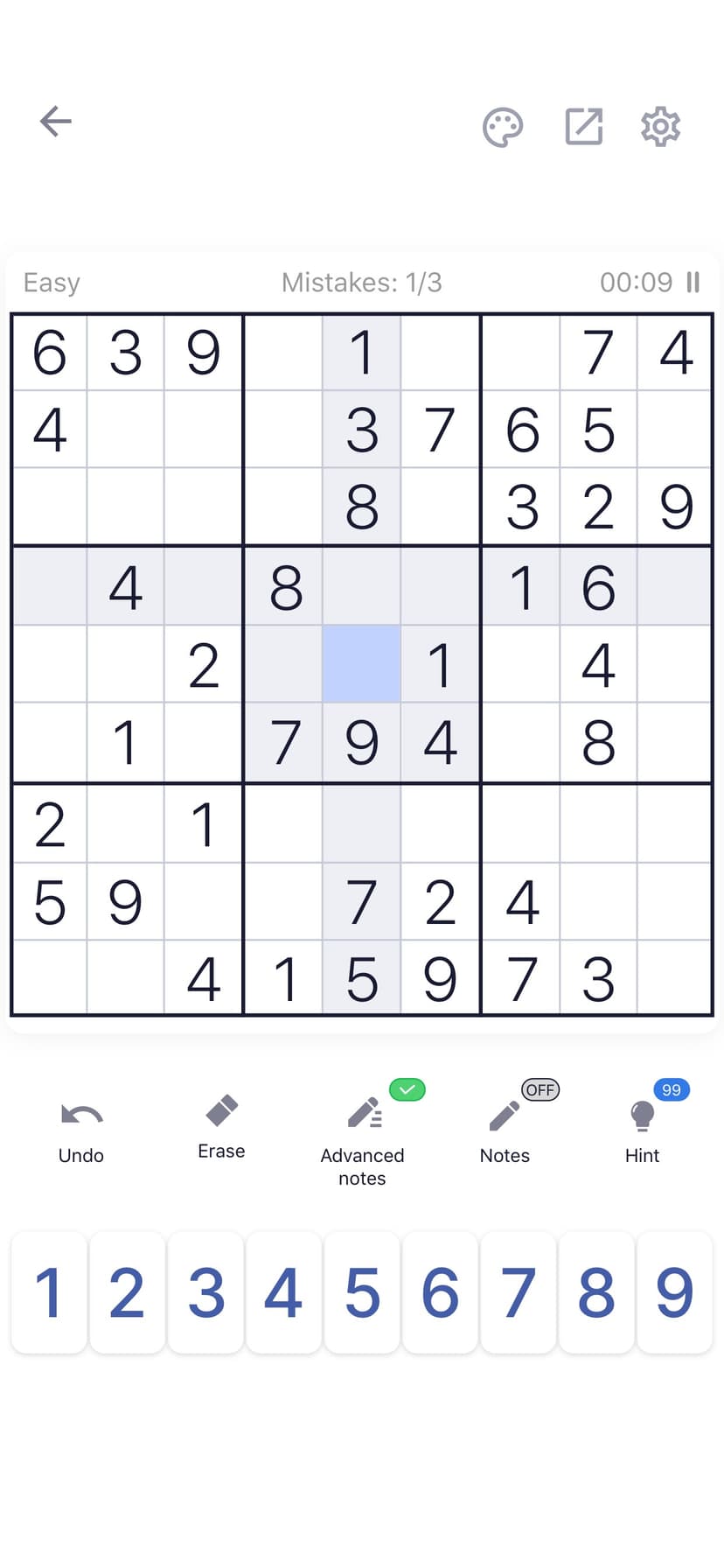 Sudoku Puzzle - Brain Games screenshot 1 - screenshot