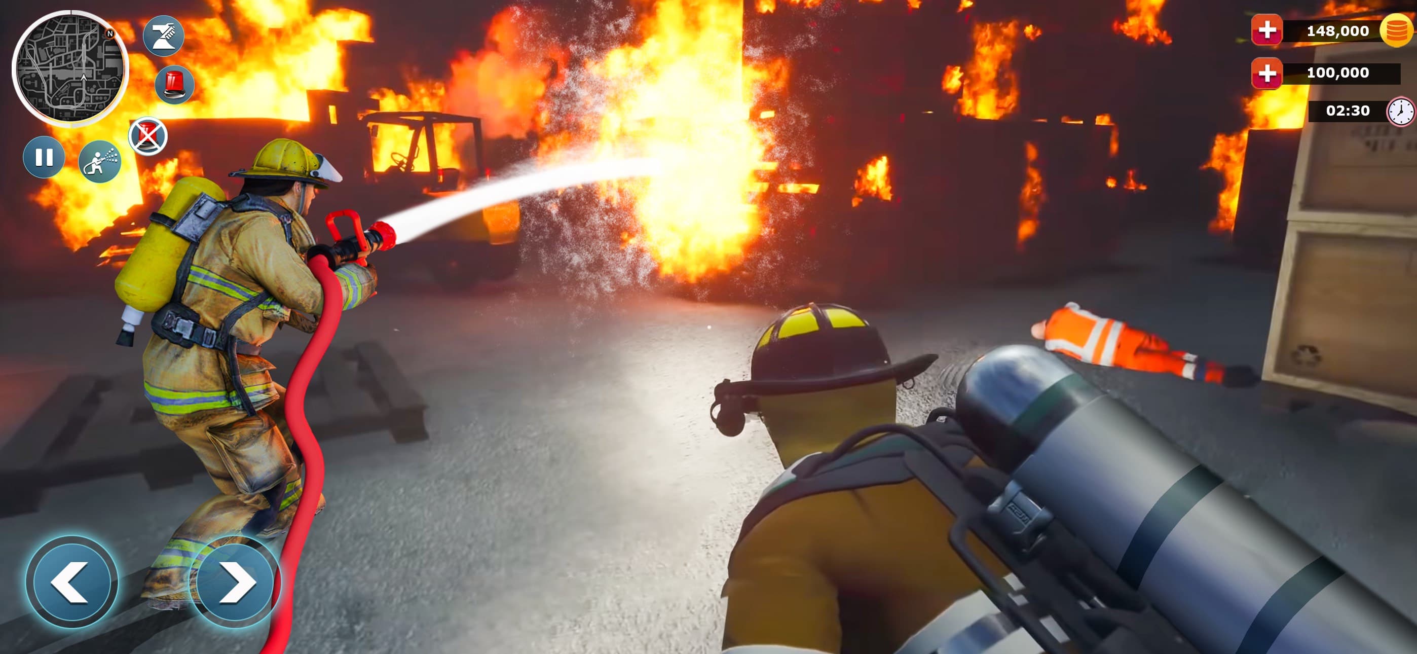 Firefighter Simulation 3D Game screenshot 4 - screenshot
