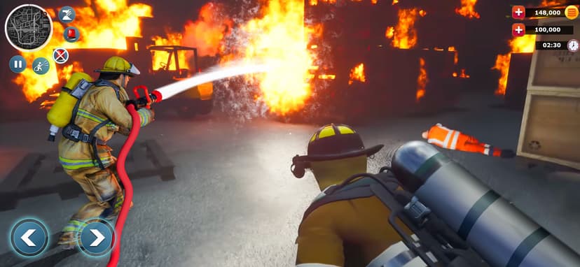 Firefighter Simulation 3D Game screenshot 4 - screenshot