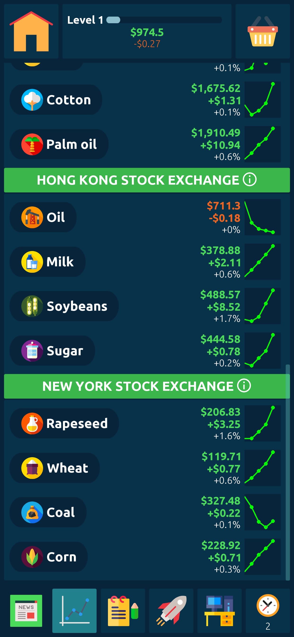 Stock Exchange Game Simulator screenshot 2 - screenshot