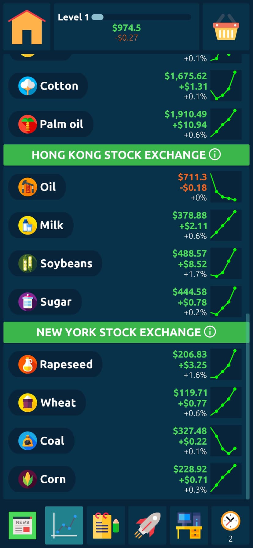 Stock Exchange Game Simulator screenshot 2 - screenshot