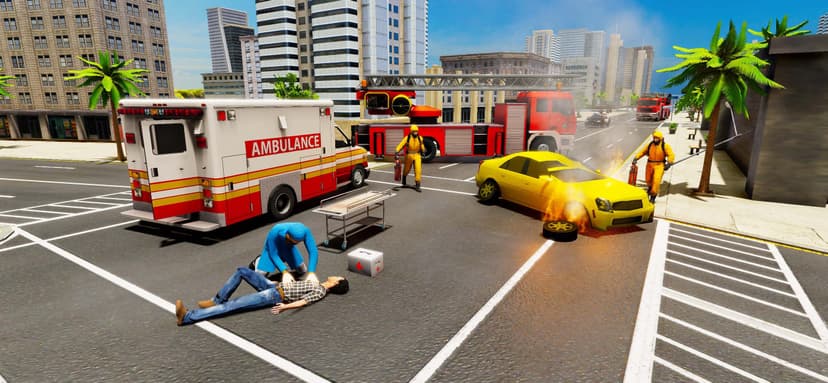 911 Emergency Rescue Sim RPG screenshot 1 - screenshot