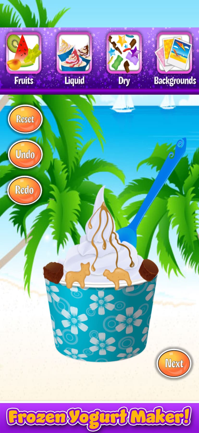 Frozen Yogurt Maker Salon screenshot 2 - screenshot