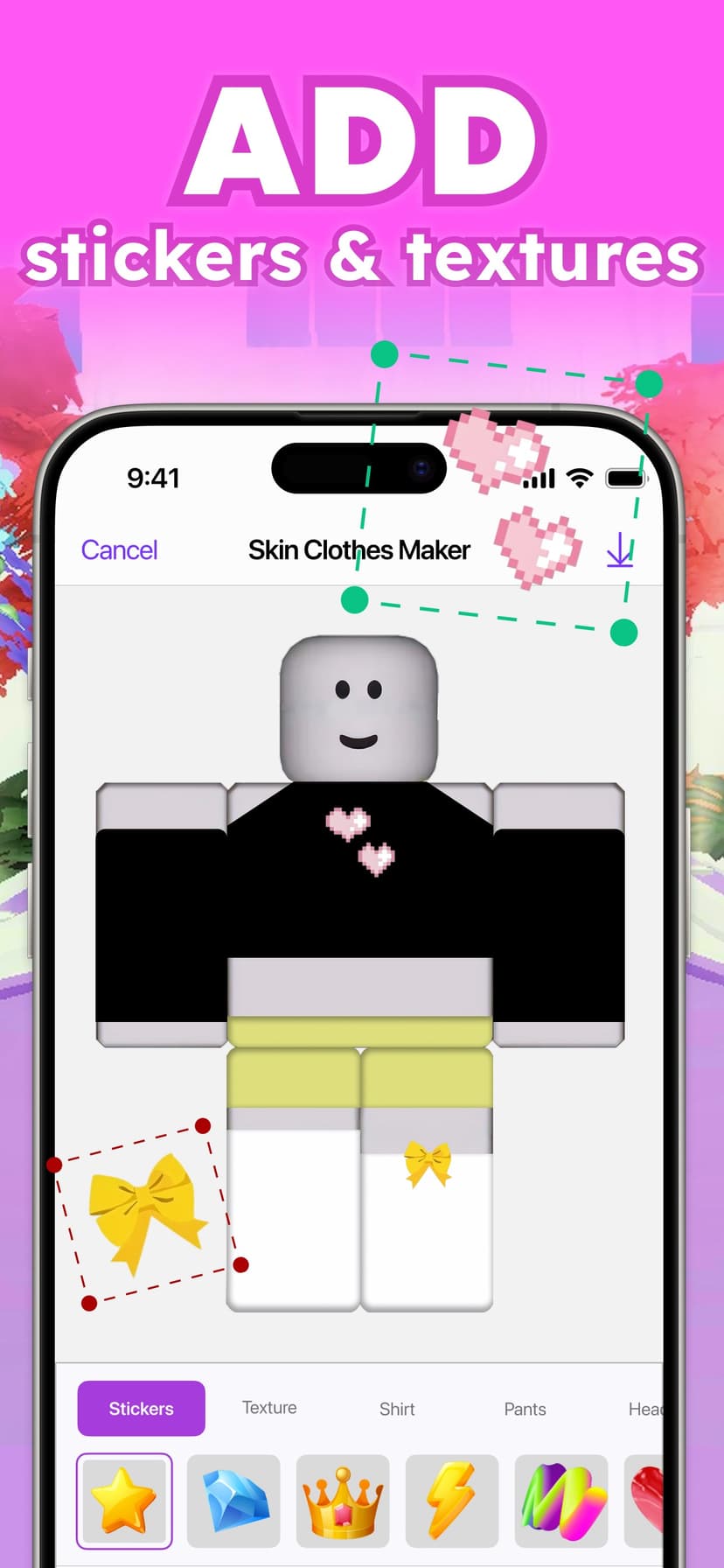Skins & Avatars Clothes Maker screenshot 6 - screenshot