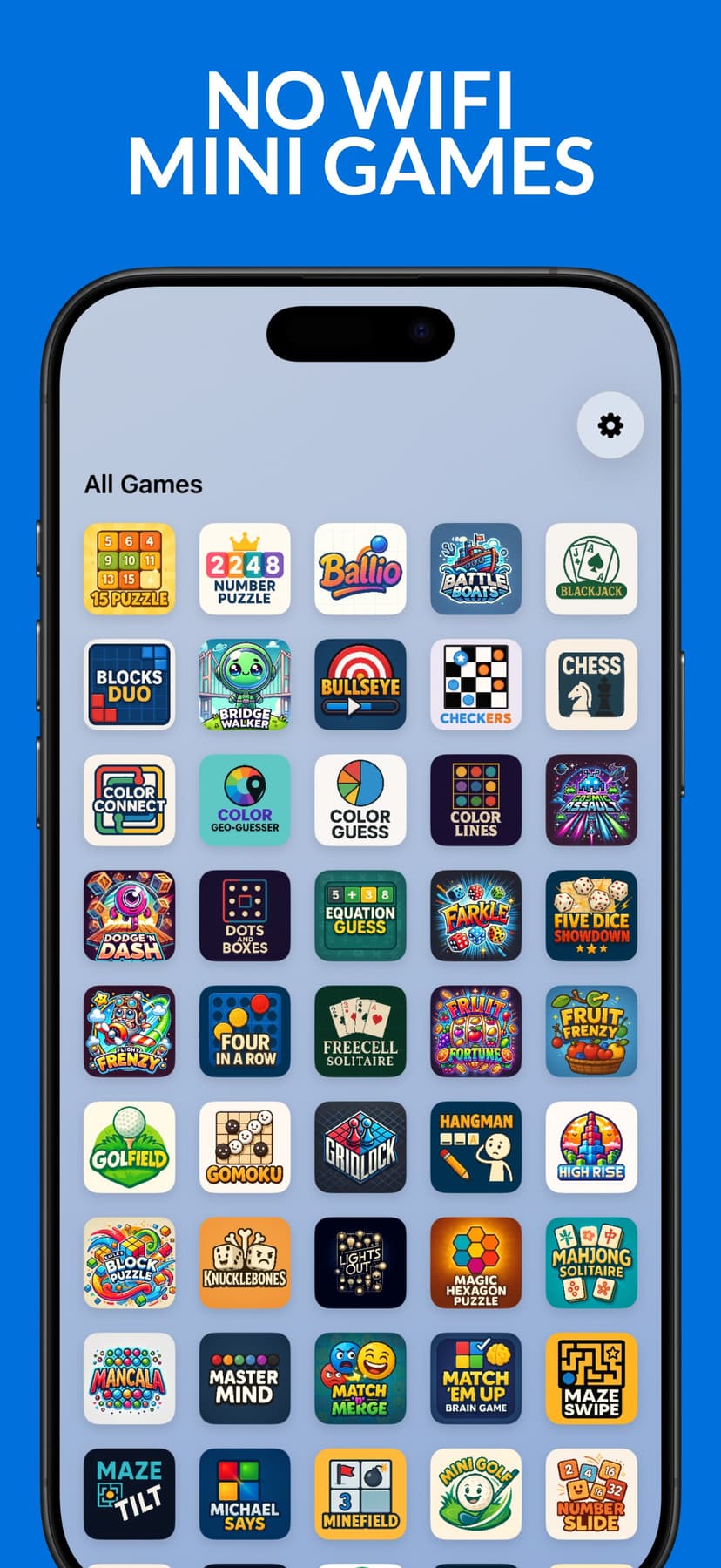 No Wifi Mini Games screenshot 1 - screenshot