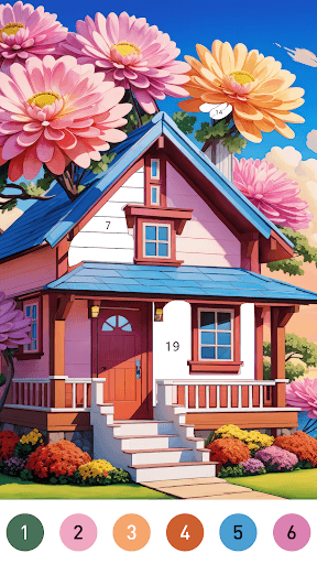 Fairytale Color by number game screenshot 4 - screenshot