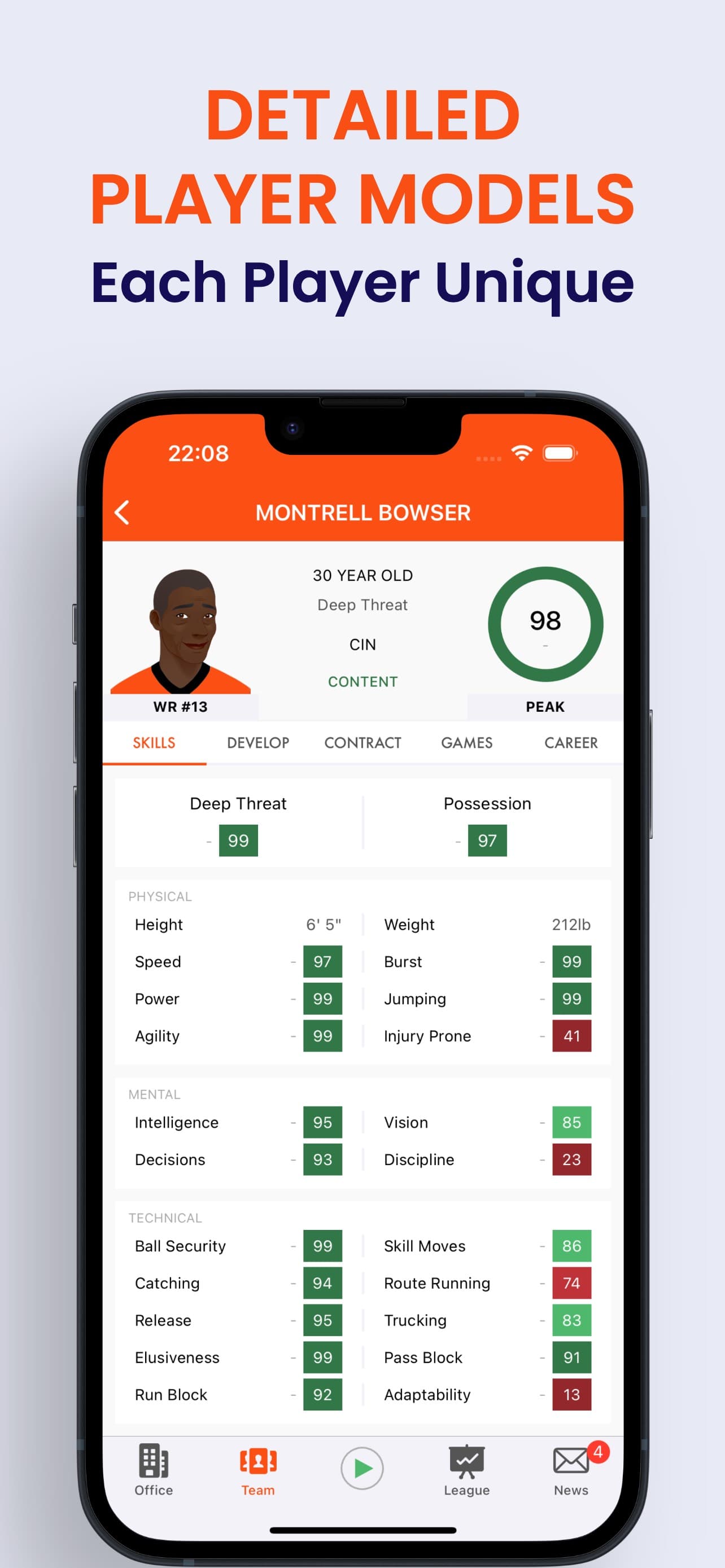 Pocket GM 3: Football Sim screenshot 7 - screenshot