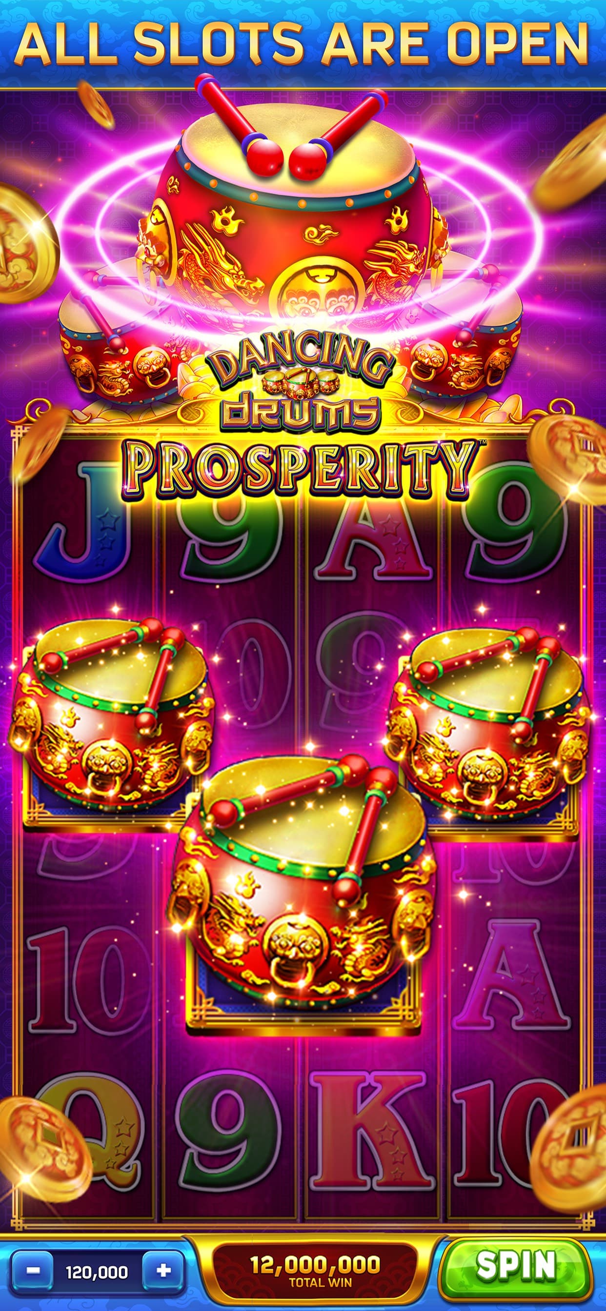 Dancing Drums Slots Casino screenshot 1 - screenshot