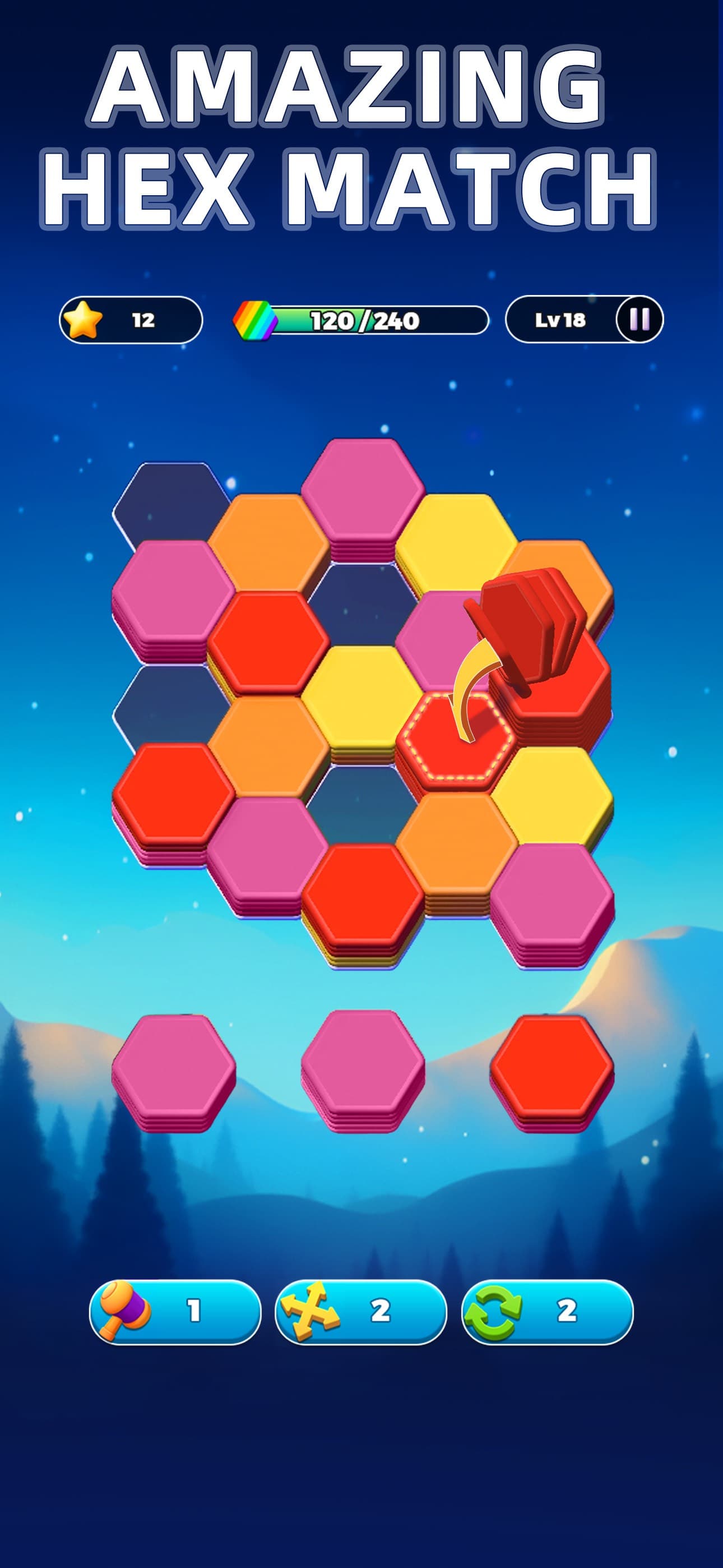 Hexa Master 3D - Color Sort screenshot 4 - screenshot