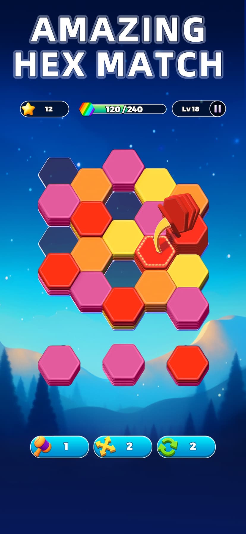 Hexa Master 3D - Color Sort screenshot 4 - screenshot